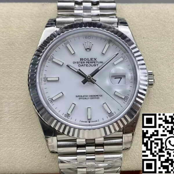 Rolex Datejust M126334-0010 1:1 Best Edition VS Factory White Dial