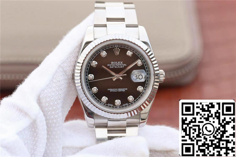 Rolex Datejust M126334-0011 1:1 Best Edition EW Factory Black Dial