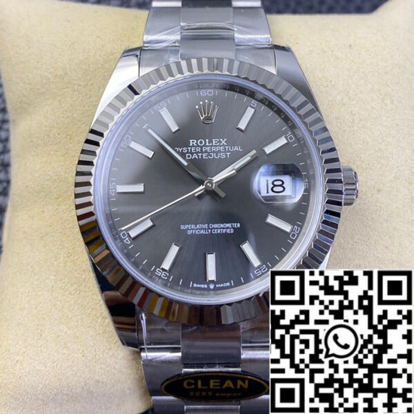 Rolex Datejust M126334-0013 1:1 Best Edition Clean Factory Grey Dial