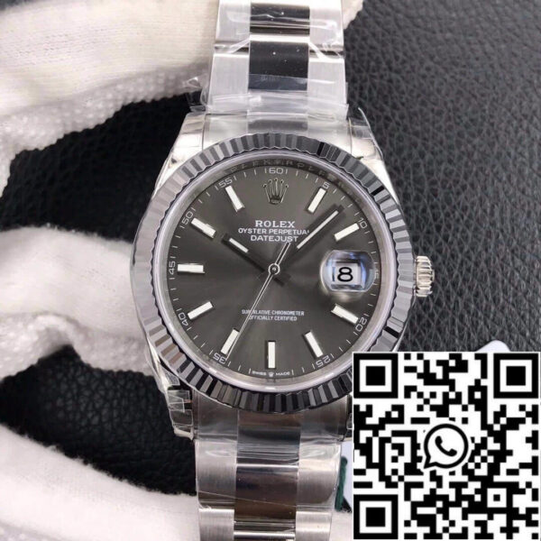 Rolex Datejust M126334-0013 41mm Oyster Strap VS Factory Grey Dial