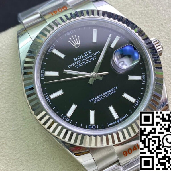 Rolex Datejust M126334-0017 1:1 Best Edition EW Factory Black Dial