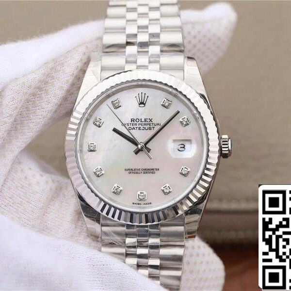 Rolex Datejust M126334-0020 1:1 Best Edition EW Factory Mother-Of-Pearl Dial