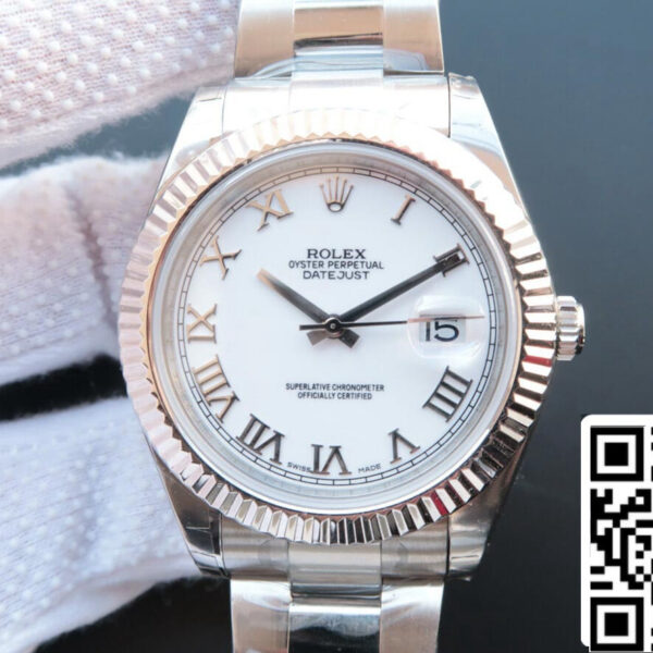 Rolex Datejust M126334-0023 1:1 Best Edition EW Factory White Dial