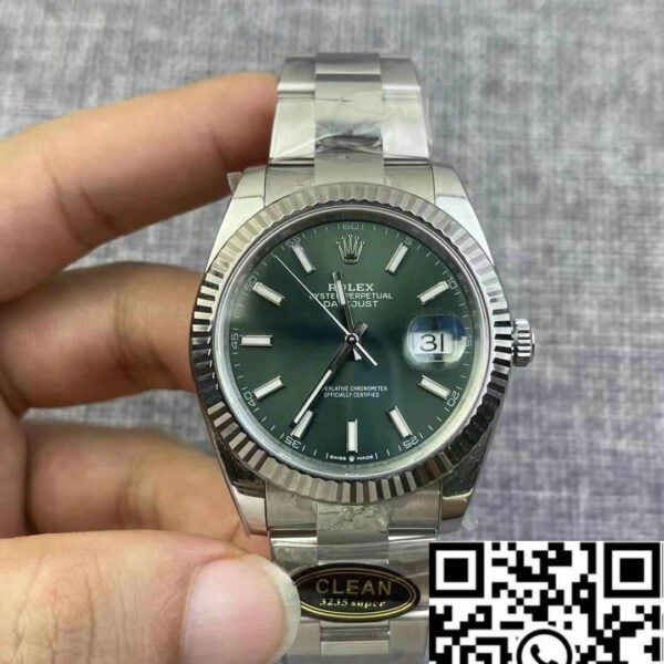 Rolex Datejust M126334-0028 1:1 Best Edition Clean Factory Green Dial