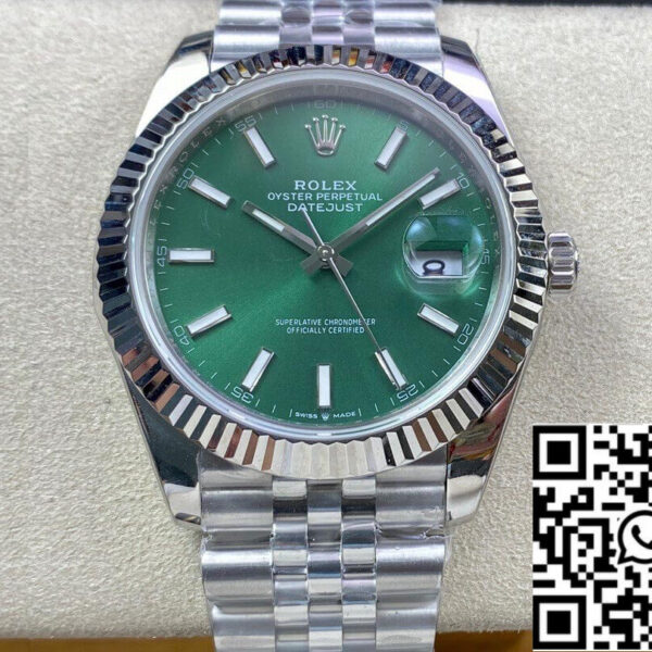 Rolex Datejust M126334-0028 41MM 1:1 Best Edition EW Factory Green Dial