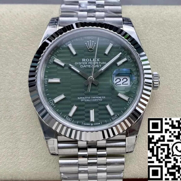 Rolex Datejust M126334-0030 41MM 1:1 Best Edition VS Factory Green Dial