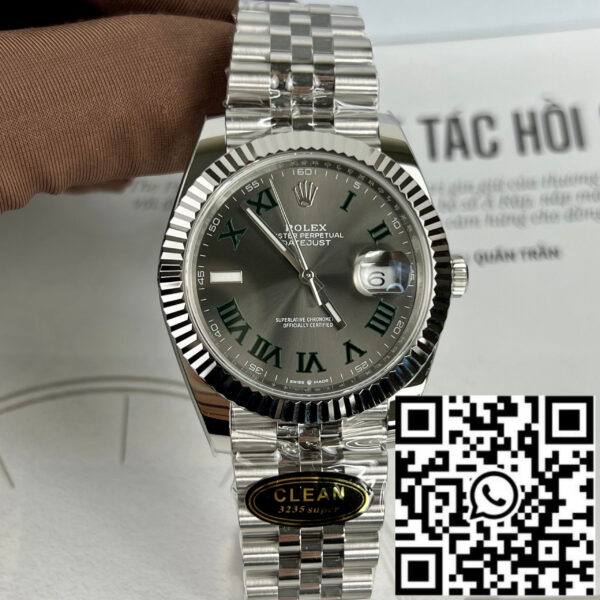 Rolex Datejust M126334-0045 41MM Wimbledon dial from Clean Factory