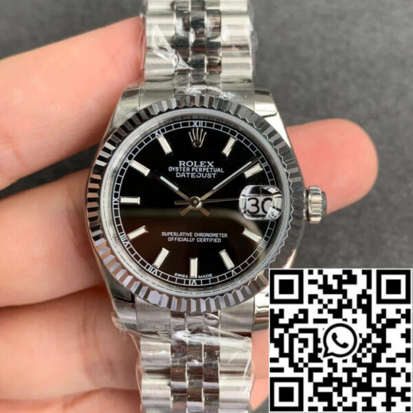 Rolex Datejust M178274-0004 1:1 Best Edition GS Factory Black Dial