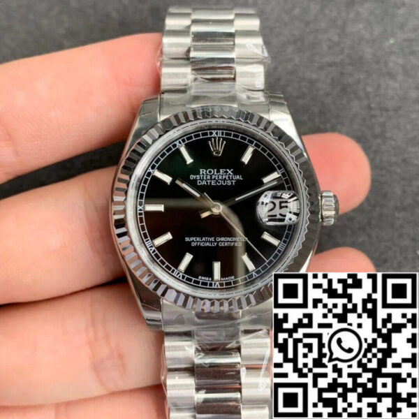 Rolex Datejust M178274-0034 1:1 Best Edition GS Factory Black Dial