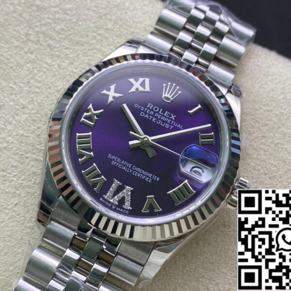Rolex Datejust M178274-0088 1:1 Best Edition EW Factory Purple Dial