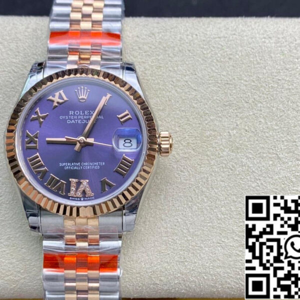 Rolex Datejust M278271-0020 1:1 Best Edition TW Factory Eggplant Purple Dial