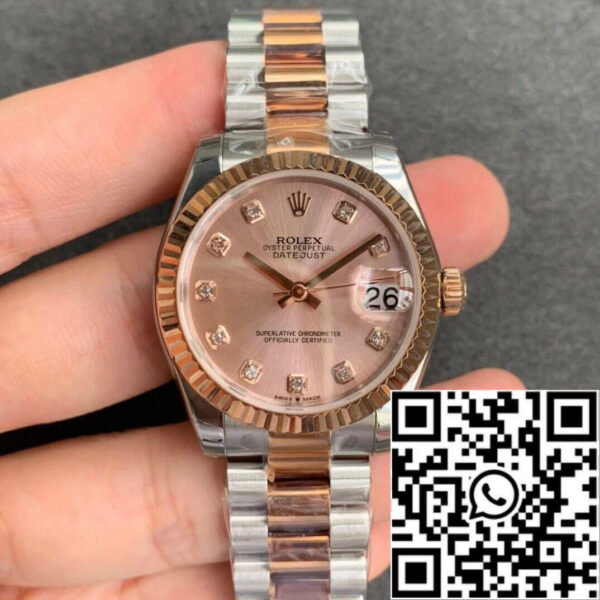 Rolex Datejust M278271-0023 1:1 Best Edition GS Factory Rose Gold Dial