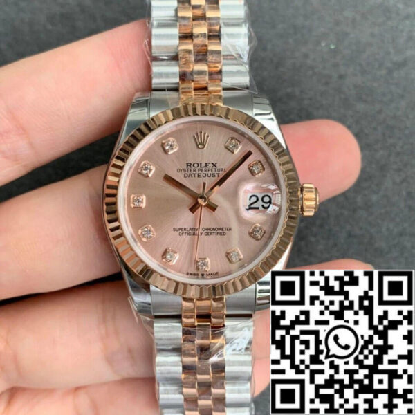 Rolex Datejust M278271-0024 1:1 Best Edition GS Factory Rose Gold Dial