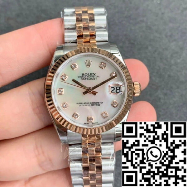 Rolex Datejust M278271-0026 1:1 Best Edition GS Factory Rose Gold