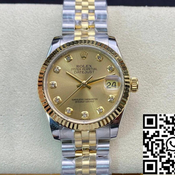 Rolex Datejust M278273-0026 31MM 1:1 Best Edition EW Factory Champagne Dial