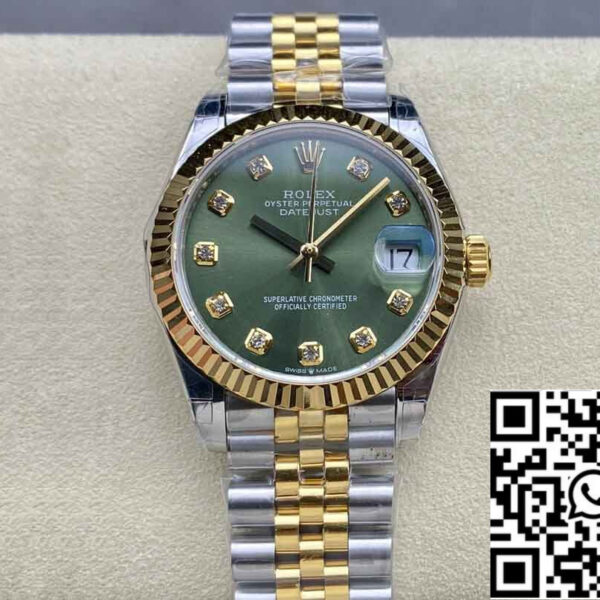 Rolex Datejust M278273-0030 31MM 1:1 Best Edition GS Factory Green Dial