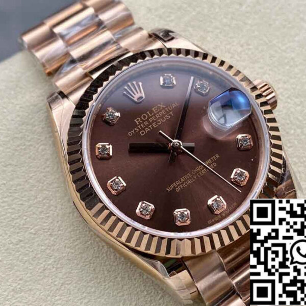 Rolex Datejust M278275-0010 31MM 1:1 Best Edition GS Factory Chocolate Dial