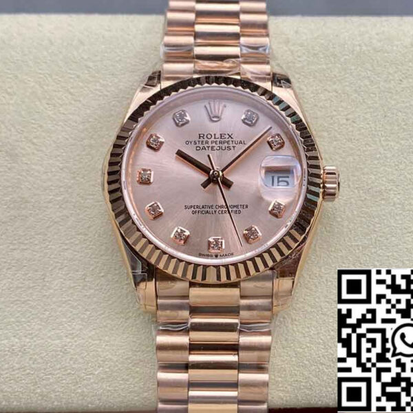 Rolex Datejust M278275-0031 31MM 1:1 Best Edition GS Factory Rose Gold