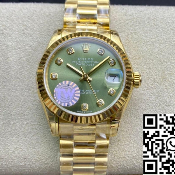 Rolex Datejust M278278-0011 31MM 1:1 Best Edition TW Factory Green Dial