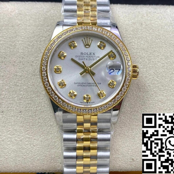 Rolex Datejust M278383RBR-0020 31MM 1:1 Best Edition EW Factory Silver Dial