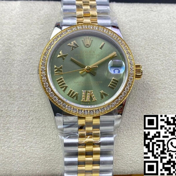 Rolex Datejust M278383RBR-0030 31MM 1:1 Best Edition EW Factory Diamond Bezel