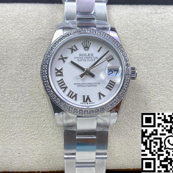 Rolex Datejust M278384RBR-0013 31MM 1:1 Best Edition EW Factory White Dial