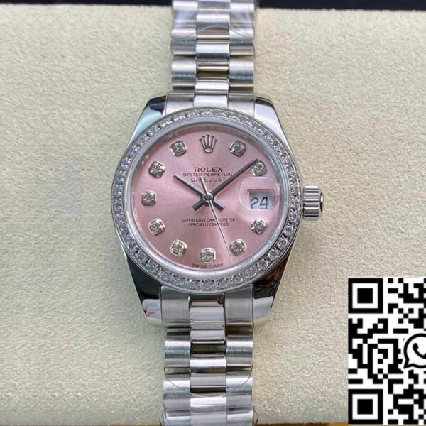 Rolex Datejust M279139RBR-0005 28MM 1:1 Best Edition BP Factory Pink Dial