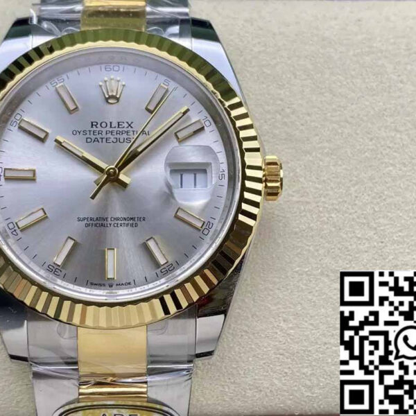 Rolex Datejust m126333-0001 Oyster Strap  ARF Factory 1:1 Best Edition electroplated with 18k gold
