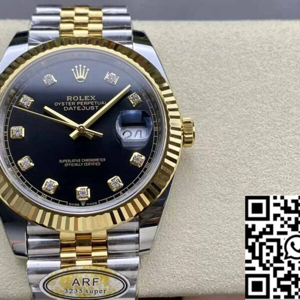 Rolex Datejust m126333-0006 ARF Factory 1:1 Best Edition electroplated with 18k gold