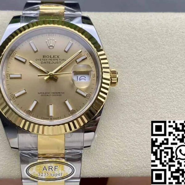 Rolex Datejust m126333-0009 ARF Factory 1:1 Best Edition electroplated with 18k gold