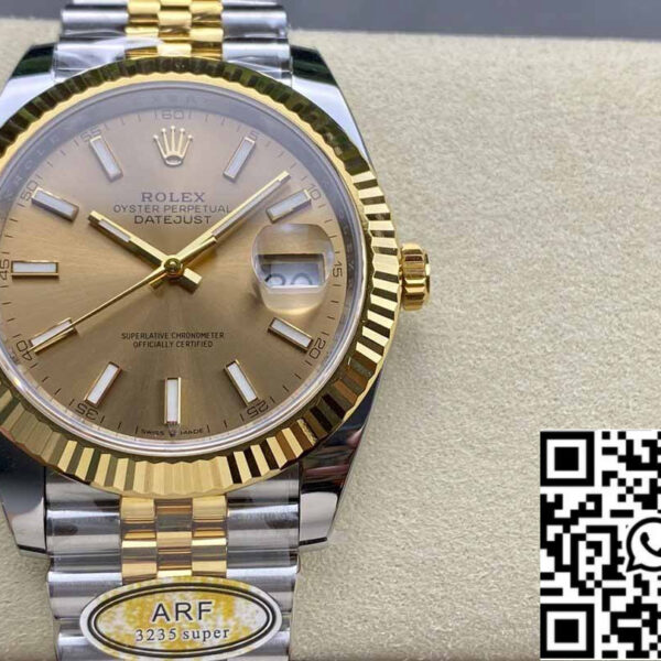 Rolex Datejust m126333-0010 ARF Factory 1:1 Best Edition electroplated with 18k gold