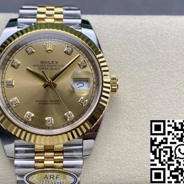 Rolex Datejust m126333-0012 ARF Factory 1:1 Best Edition electroplated with 18k gold
