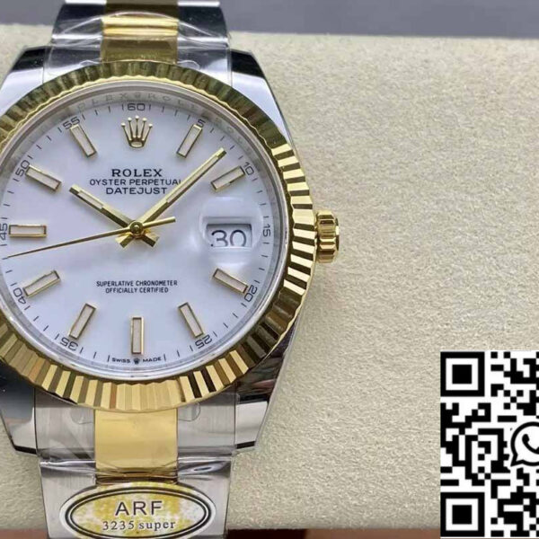 Rolex Datejust m126333-0015 Oyster Strap ARF Factory 1:1 Best Edition electroplated with 18k gold