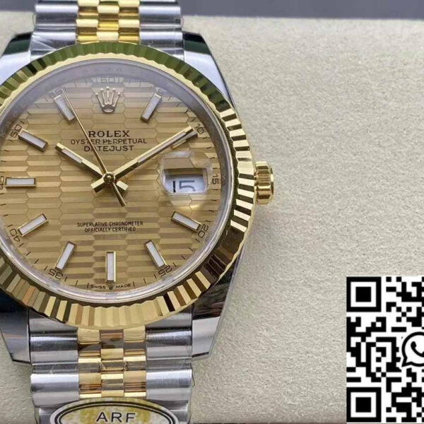 Rolex Datejust m126333-0022 ARF Factory 1:1 Best Edition electroplated with 18k gold