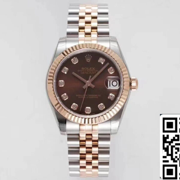 Rolex Datejust m278271-0028 1:1 Best Edition GS Factory Brown Dial