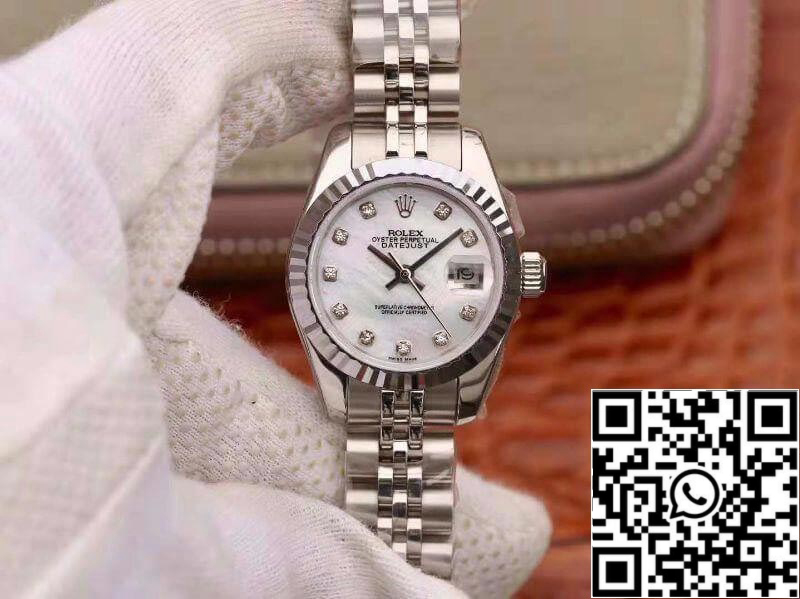 Rolex Lady Datejust 28MM 1:1 Best Edition Swiss NH05 Movement White Dial