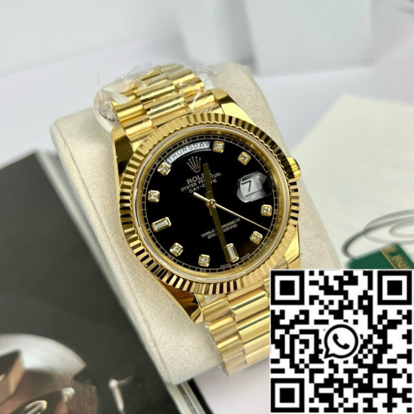 Rolex Day-Date 36 Gold Watch 118238-0111 Gold plated 18k with 130 gram from GM Factory