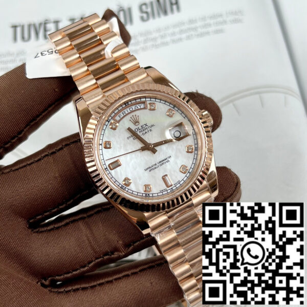 Rolex Day-Date 36mm M128235-0029 Best 1:1 Edition coated 18k rose Gold 130 gram