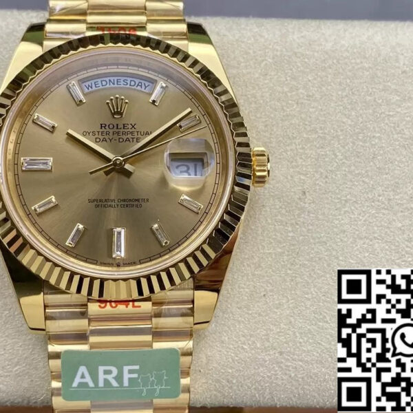 Rolex Day Date 40 M228238-0005 Yellow Gold Dial 1:1 Best Edition AR Factory 3255 Movement