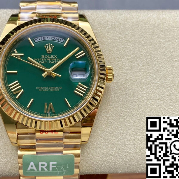 Rolex Day Date 40 M228238-0061 Green Dial 1:1 Best Edition AR Factory 3255 Movement