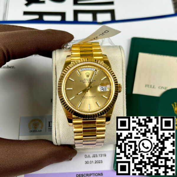 Rolex Day-Date 40mm 228238-0003 coated 18k yellow gold Best 1:1 Edition 130 gram