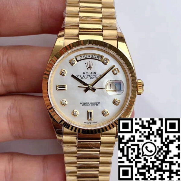 Rolex Day Date M128238 1:1 Best Edition EW Factory Diamond Scale Swiss ETA3255
