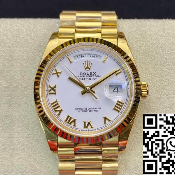 Rolex Day Date M128238 1:1 Best Edition EW Factory Roman Scale Swiss ETA3255