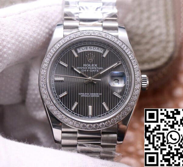 Rolex Day Date M228349RBR-0008 1:1 Best Edition EW Factory Grey Dial