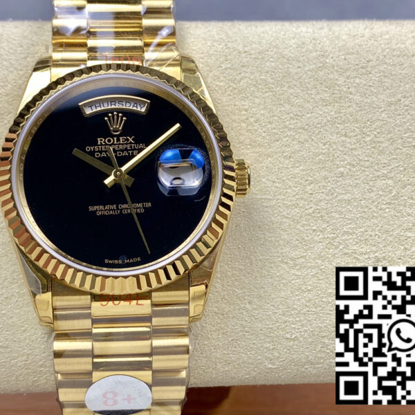 Rolex Day Date Ref. 128238 Yellow Gold  1:1 Best Clone 8+ Factory Counterweight Version