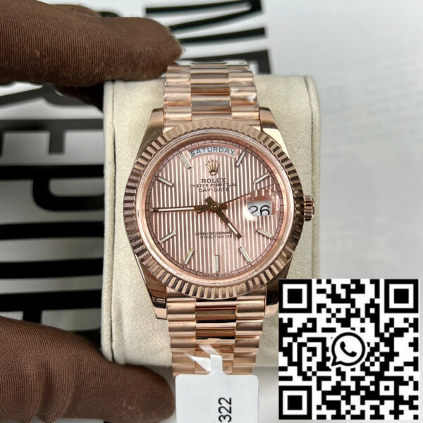 Rolex Oyster Day-Date 40mm chodmip 228235 coated 18k rose gold Best 1:1 Edition 130 gram