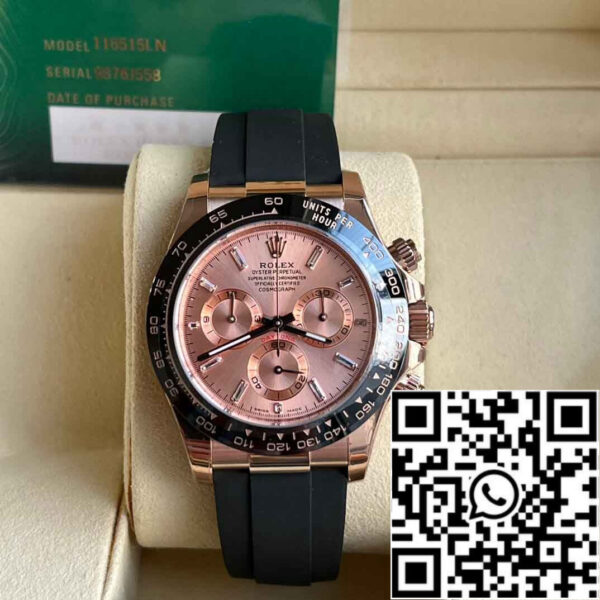 Replica Rolex Daytona M116515ln-0021  Best 1:1 BT Factory Ceramic Bezel