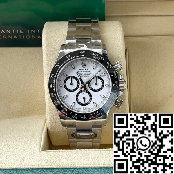 Replica Rolex Daytona m116500ln-0001  Best Edition BT Factory White Daytona Panda