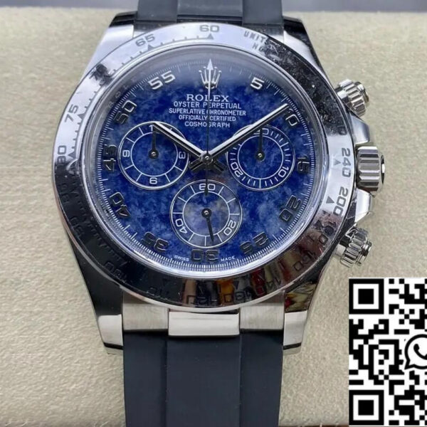 Rolex Cosmograph Daytona 1:1 Best Edition Clean Factory Sodalite Blue Dial