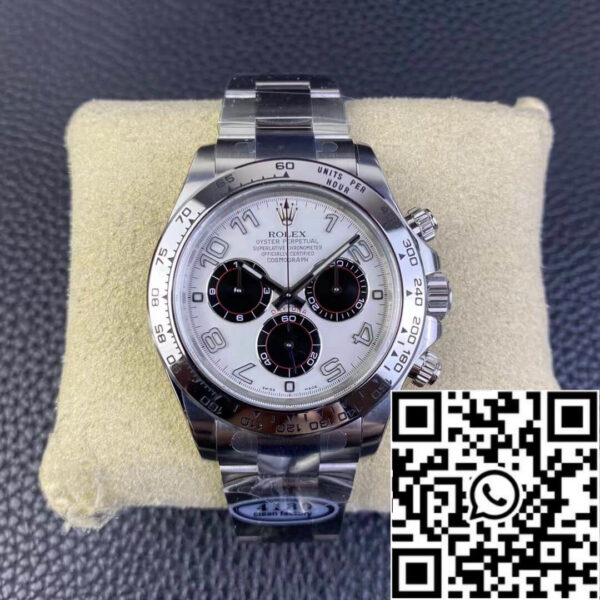 Rolex Cosmograph Daytona 1:1 Best Edition Clean Factory V3 Stainless Steel White Dial